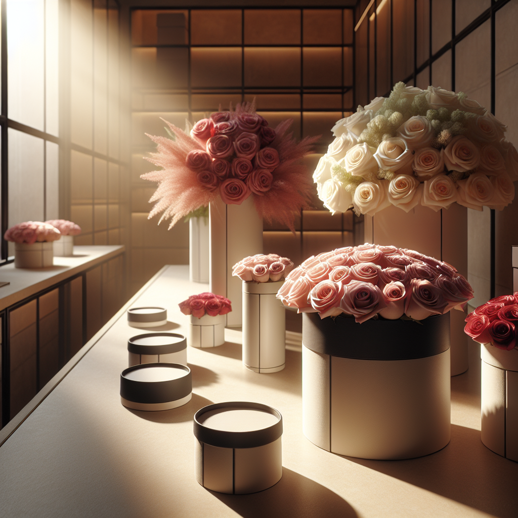 Flower boxy - kwiaty w pudełku